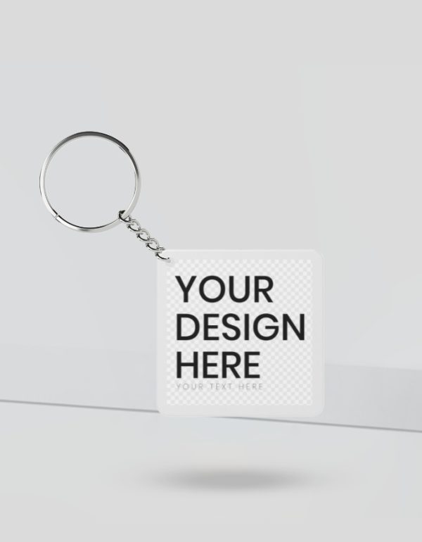 default Customized Key Chain Both Side