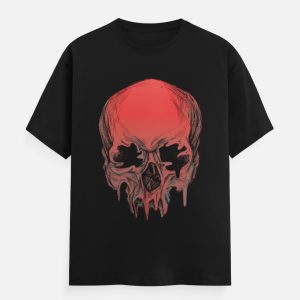 default Unisex Skull Faced T-Shirt
